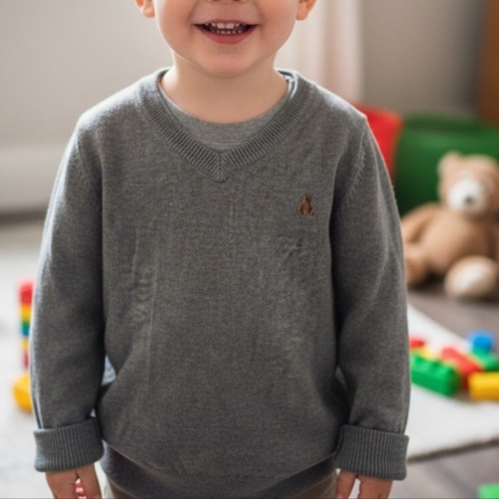 Gray Kids Sweater 3T